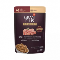 Sachê Gran Plus Cães Gourmet Filhote Frango 100g